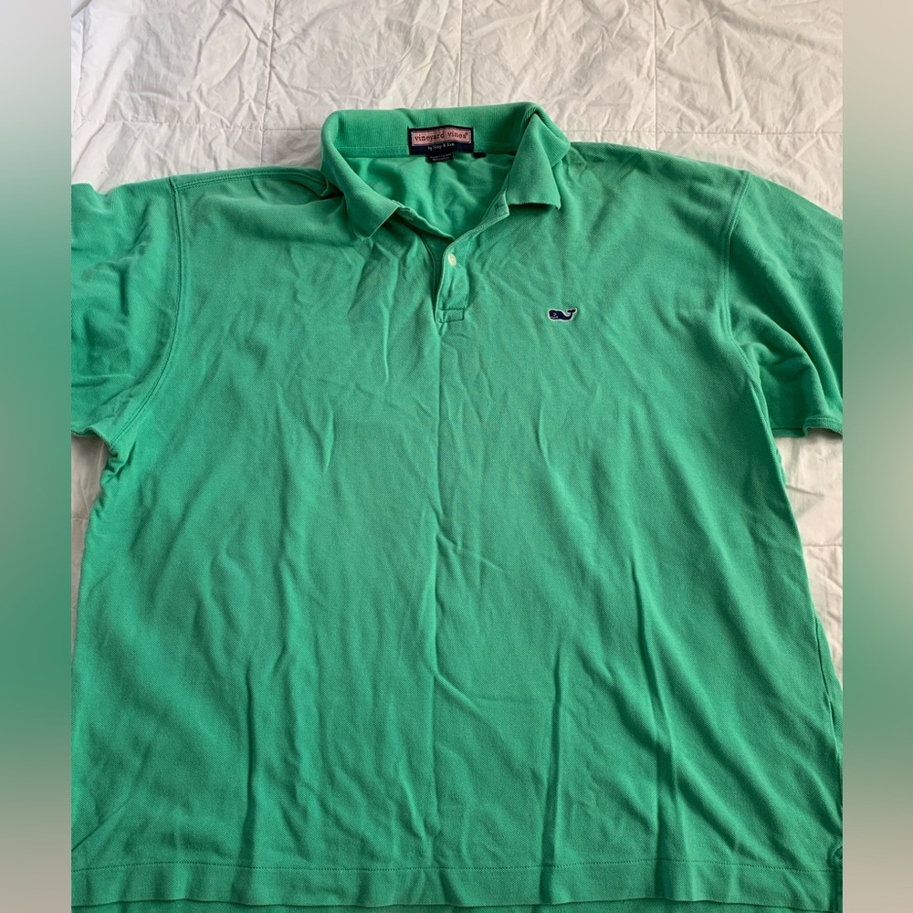 Vineyard 100% cotton Men's Polo Shirt large
